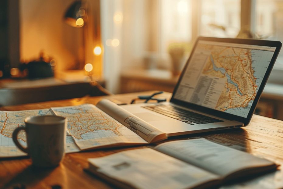 Planificateur de voyages sur route en ligne gratuit